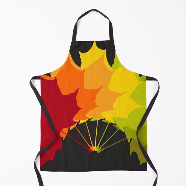 Item preview, Colorful Autumn Maple Leaf Fan – Fall Nature Design designed and sold by ZorianArt.