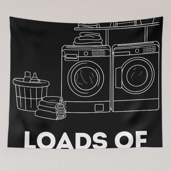 Item preview, Loads of Fun Laundry Room Poster Digital Download Funny Wall Art Printable Retro Washing Machine Decor Utility Room Sign Modern Farmhouse designed and sold by apixelwall.