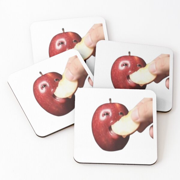 Artikelvorschau, KI-Apfel essen, süßer KI-Apfel entworfen und verkauft von Shrewd Mood.