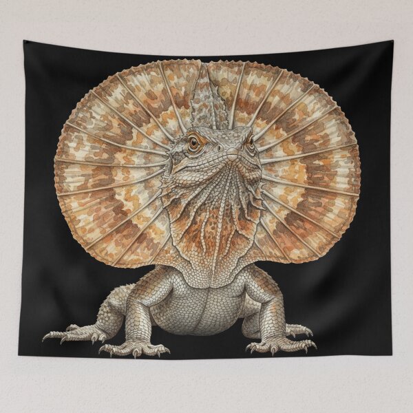 Item preview, Frilled lizard designed and sold by 4rtistcDrift.