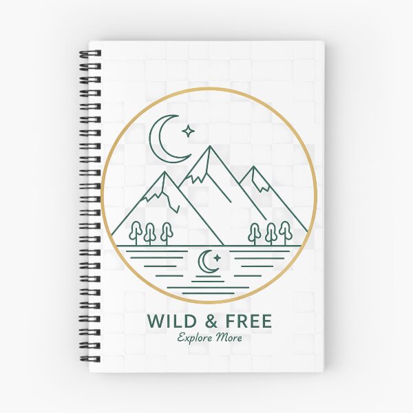 Item preview, Wild & Free Explore More Minimalist Mountain Line Art designed and sold by TajSprinklz.