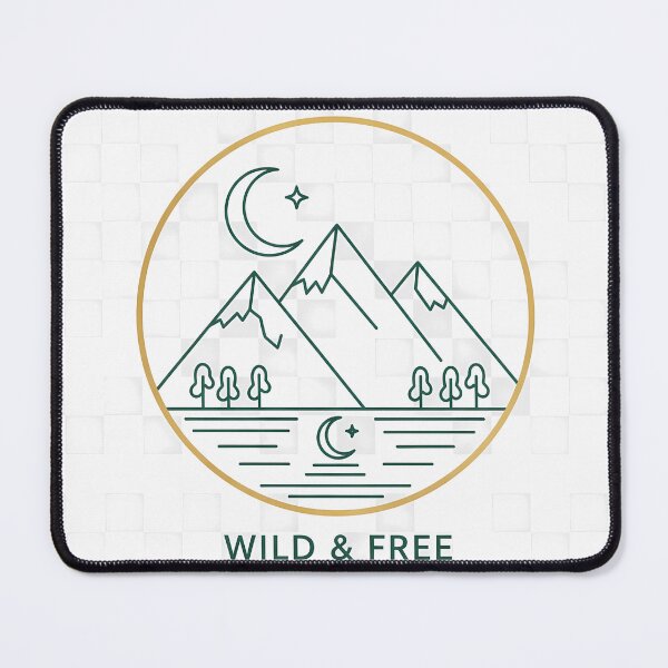 Item preview, Wild & Free Explore More Minimalist Mountain Line Art designed and sold by TajSprinklz.