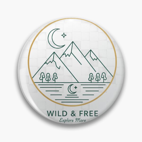Item preview, Wild & Free Explore More Minimalist Mountain Line Art designed and sold by TajSprinklz.