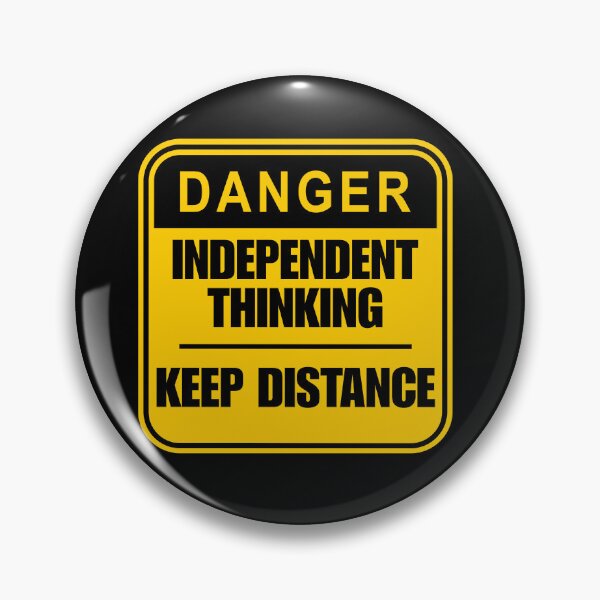 Item preview, INDEPENDENT THINKING. KEEP DISTANCE designed and sold by GAT74.