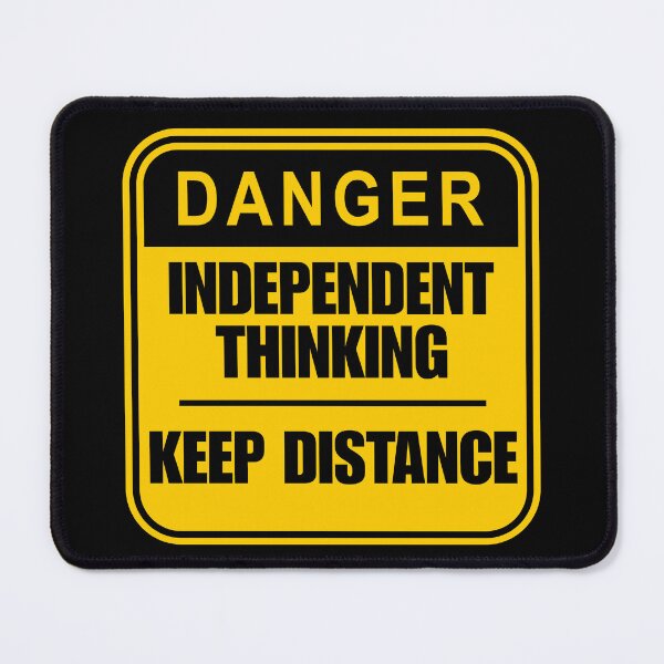 Item preview, INDEPENDENT THINKING. KEEP DISTANCE designed and sold by GAT74.