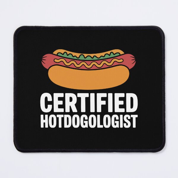 Item preview, Funny Hot Dog Lover Certified Hotdogologist BBQ Grill Humor designed and sold by tmerchtrends.