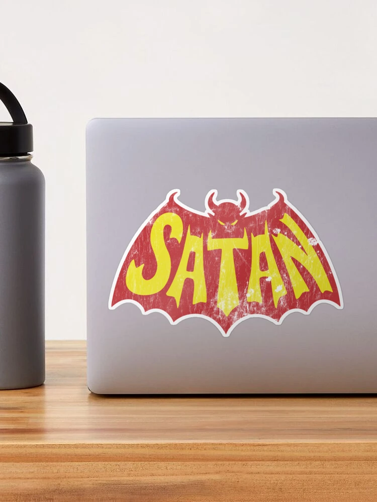 Satan Retro Logo - worn version