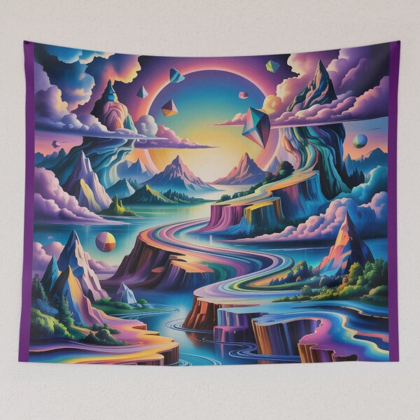 Item preview, А dreamlike mountain landscape. designed and sold by Lilashakti ⭐️ ⭐️ ⭐️ ⭐️ ⭐️.