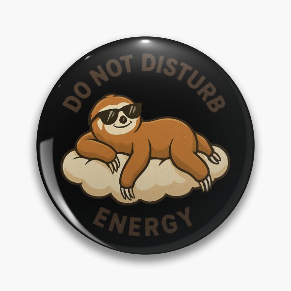 Item preview, Do Not Disturb Energy | Chill Sloth Design | Lazy Mood Aesthetic | Relaxing Cloud Art | Cute Kawaii Sloth | Mental Health Self Care Design | Calm Vibes designed and sold by OnPointOutfits.