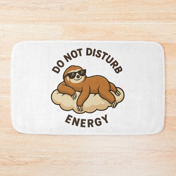 Item preview, Do Not Disturb Energy | Chill Sloth Design | Lazy Mood Aesthetic | Relaxing Cloud Art | Cute Kawaii Sloth | Mental Health Self Care Design | Calm Vibes designed and sold by OnPointOutfits.