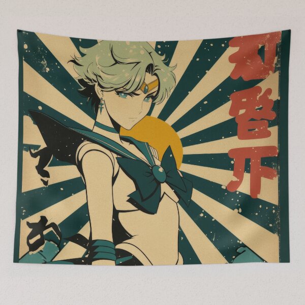 Item preview, Sailor Uranus Vintage Poster  designed and sold by AnimeArsenalPrints.