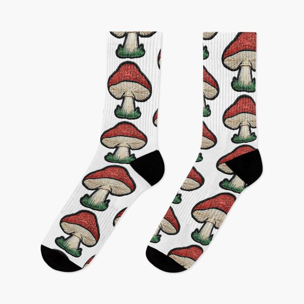 Item preview, Mystic Mushroom – Amanita in Textured Bloom designed and sold by UptownMax.