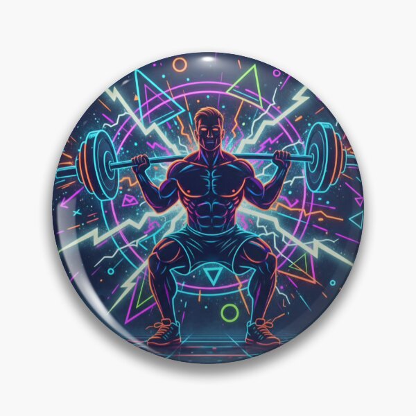 Item preview, Primal Strength – Neon Gym Power Design designed and sold by Gletschie.