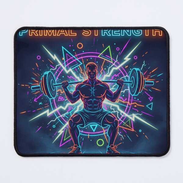 Item preview, Primal Strength – Neon Gym Power Design designed and sold by Gletschie.