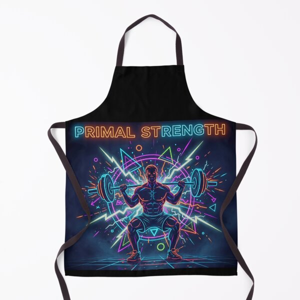 Item preview, Primal Strength – Neon Gym Power Design designed and sold by Gletschie.