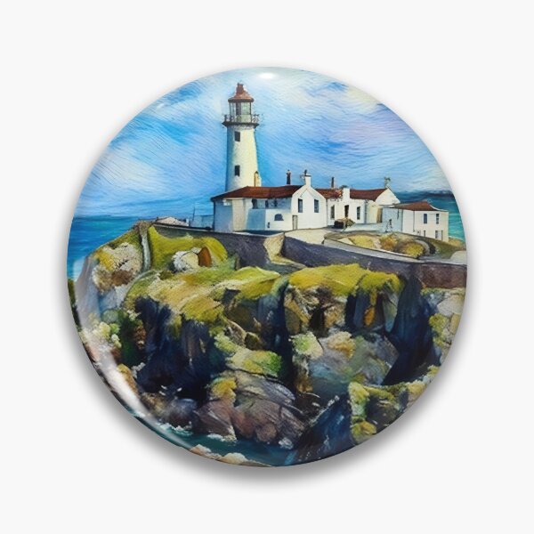 Item preview, Lighthouse with Rocks designed and sold by tomorrowsart.