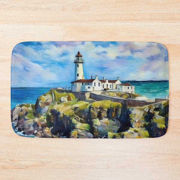 Item preview, Lighthouse with Rocks designed and sold by tomorrowsart.