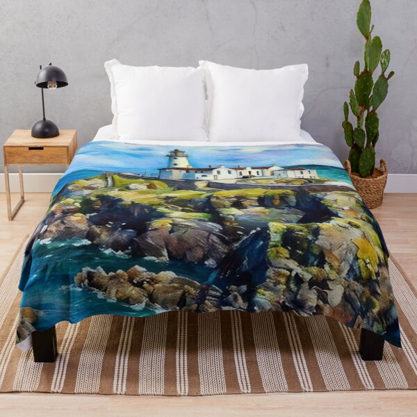 Item preview, Lighthouse with Rocks designed and sold by tomorrowsart.
