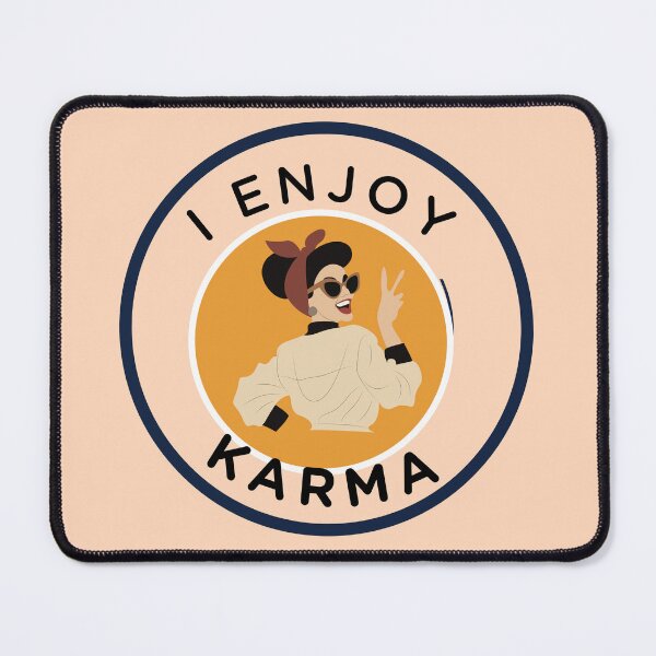 Item preview, I enjoy karma Funny witty sarcastic designed and sold by Creations by lyne.