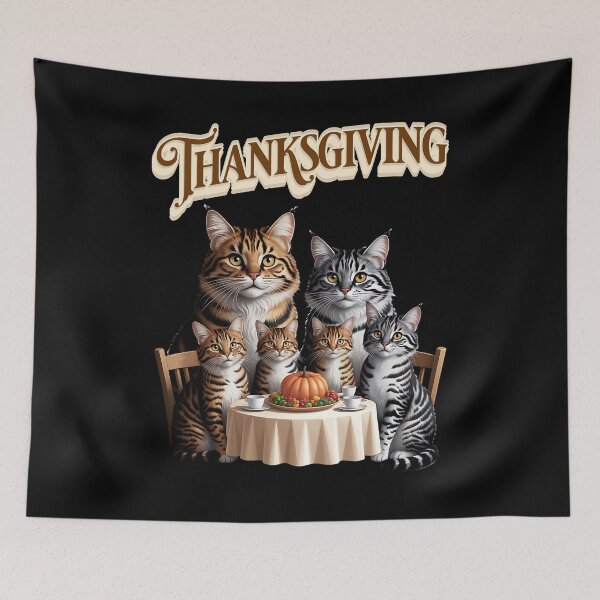 Item preview, Thanksgiving cute cat design designed and sold by ReneMM.
