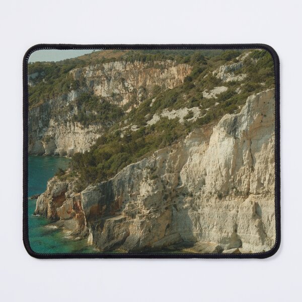 Item preview, Turquoise Waters Beneath the Cliffs – Mediterranean Serenity designed and sold by Bo-22.