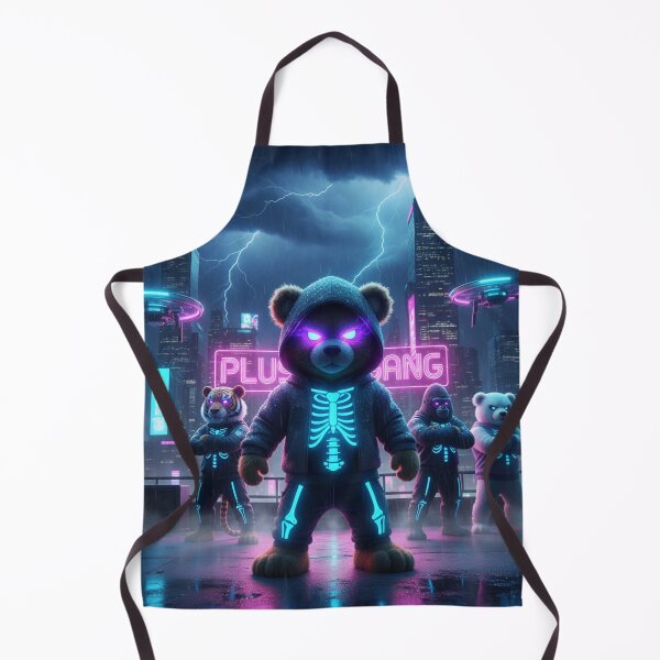 Item preview, Plushi Gang – Cyberpunk Teddy Bears in Neon Rebellion designed and sold by PLUSHIWORLDtm.