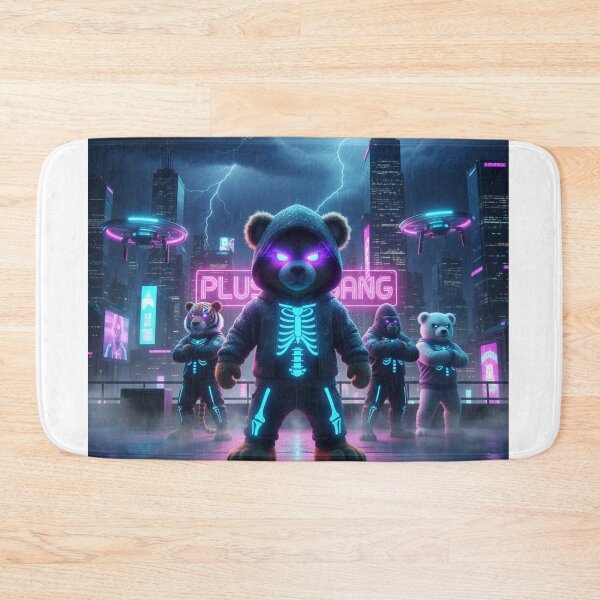 Item preview, Plushi Gang – Cyberpunk Teddy Bears in Neon Rebellion designed and sold by PLUSHIWORLDtm.