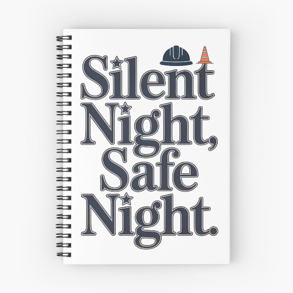 Item preview, Silent Night, Safe Night – Safety Christmas Design designed and sold by PeteLawliiet.