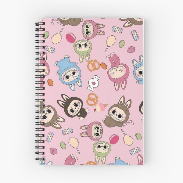 Item preview, Cute Labubu Monster Bunny Pattern – Kawaii Pastel Toy-Inspired Design with Candy and Sweets Aesthetic designed and sold by SussuCreations.