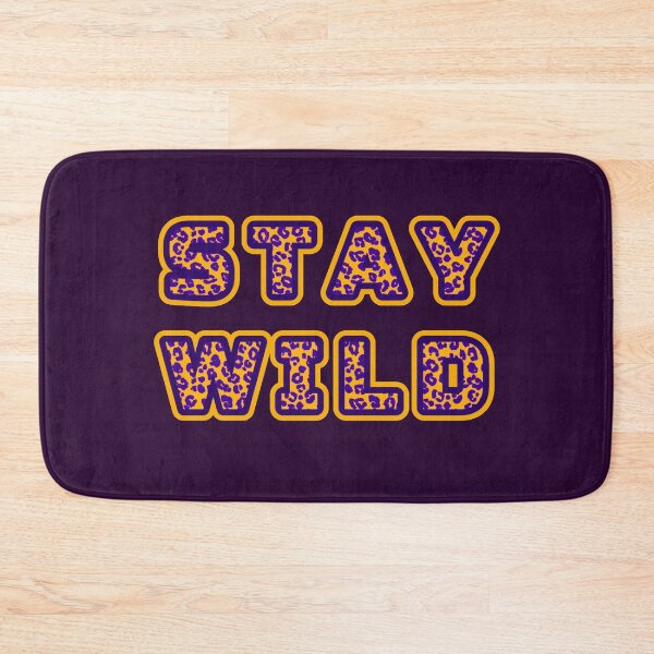 Item preview, Stay wild, leopard skin patterned inscription designed and sold by silent-violin.