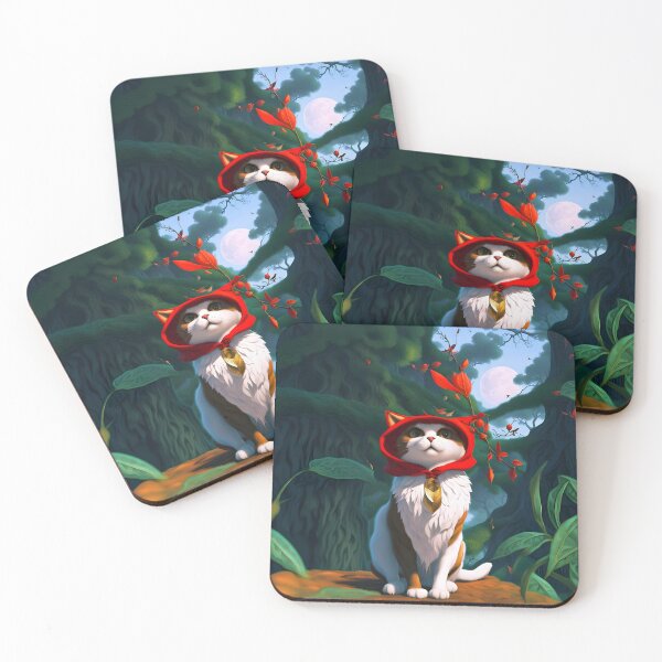Item preview, Imbir Cat in the Magic Forest designed and sold by Bright-Moonrise.