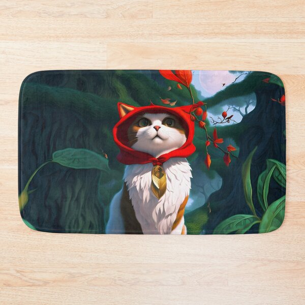 Item preview, Imbir Cat in the Magic Forest designed and sold by Bright-Moonrise.