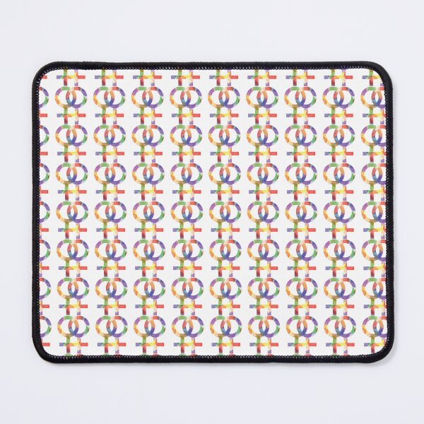 Item preview, Watercolour Rainbow Circles Lesbian Pride Venus Symbol (WLW) designed and sold by RyanGDesign.