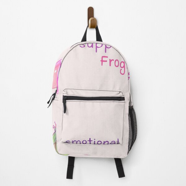 Item preview, Emotional support frog designed and sold by Pastel & Neon art store.