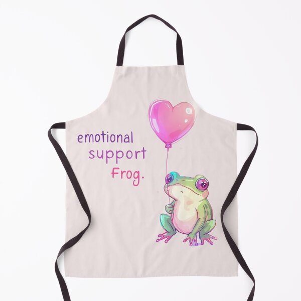 Item preview, Emotional support frog designed and sold by Pastel & Neon art store.