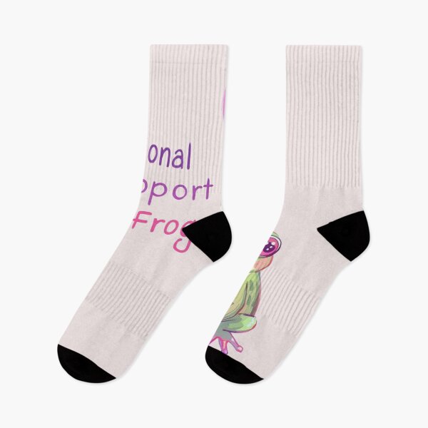 Item preview, Emotional support frog designed and sold by Pastel & Neon art store.