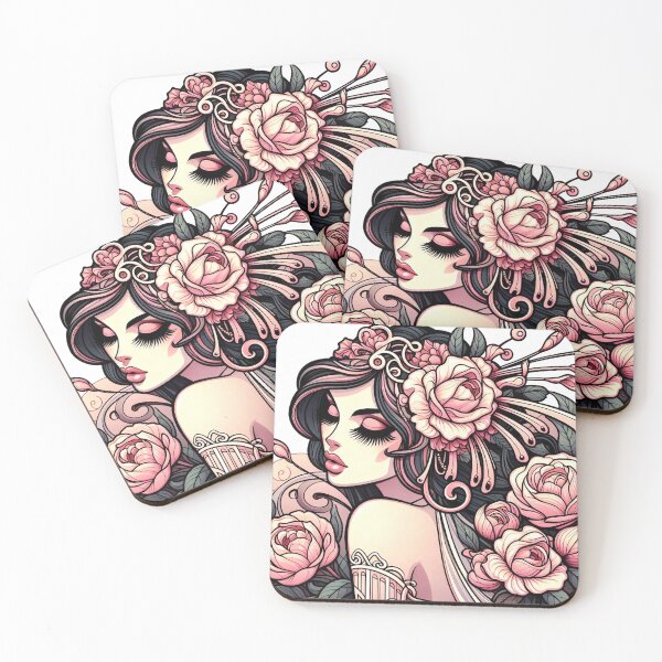 Item preview, Rosalie With Peonies designed and sold by MeadowPixieArts.