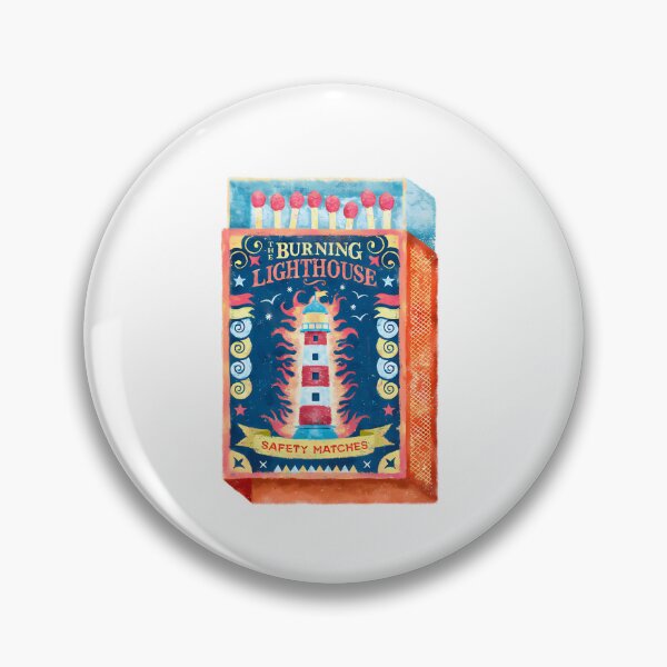 Item preview, The Burning Lighthouse – Vintage Matchbox Design designed and sold by MinilistTime.