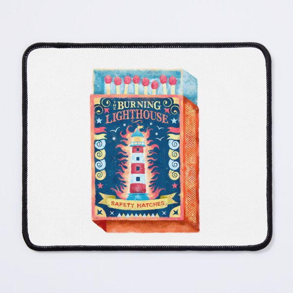 Item preview, The Burning Lighthouse – Vintage Matchbox Design designed and sold by MinilistTime.