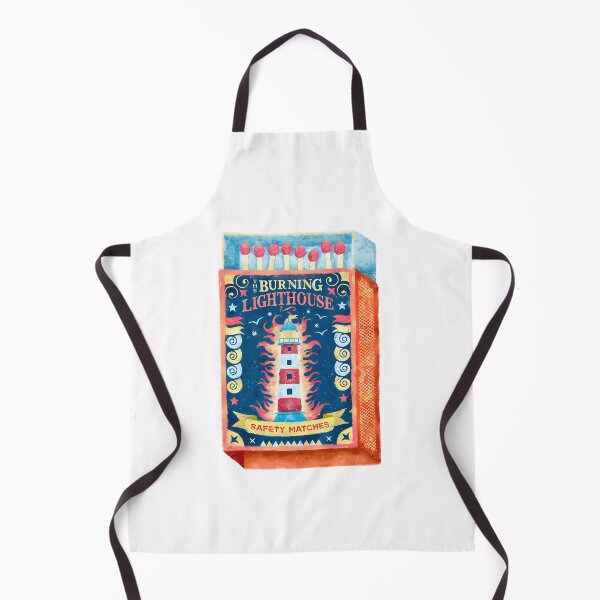 Item preview, The Burning Lighthouse – Vintage Matchbox Design designed and sold by MinilistTime.