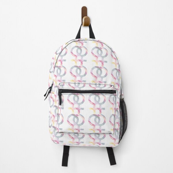 Item preview, Abstract Pastel Rainbow Lesbian Pride Venus Symbol (WLW) designed and sold by RyanGDesign.