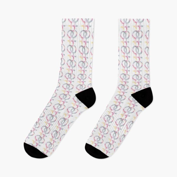 Item preview, Abstract Pastel Rainbow Lesbian Pride Venus Symbol (WLW) designed and sold by RyanGDesign.