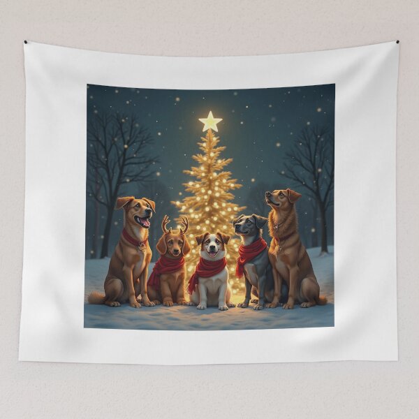 Item preview, Feliz Paw-lidays designed and sold by PetJoyPrintsCO.
