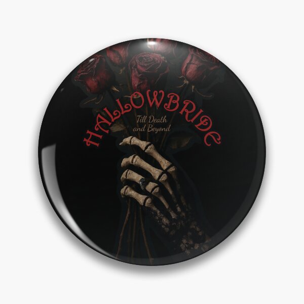 Item preview, Gothic Skeleton Hand with Roses | Hallowbride Till Death and Beyond | Dark Aesthetic Design designed and sold by Olhapro.