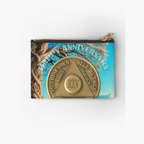 Item preview, 25 Year Coin Recovery Anniversary Tree of Life designed and sold by ApexDesigners.