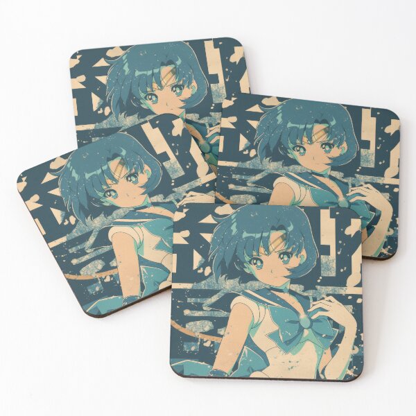 Item preview, Retro Warned Sailor Mercury Cover  designed and sold by AnimeArsenalPrints.