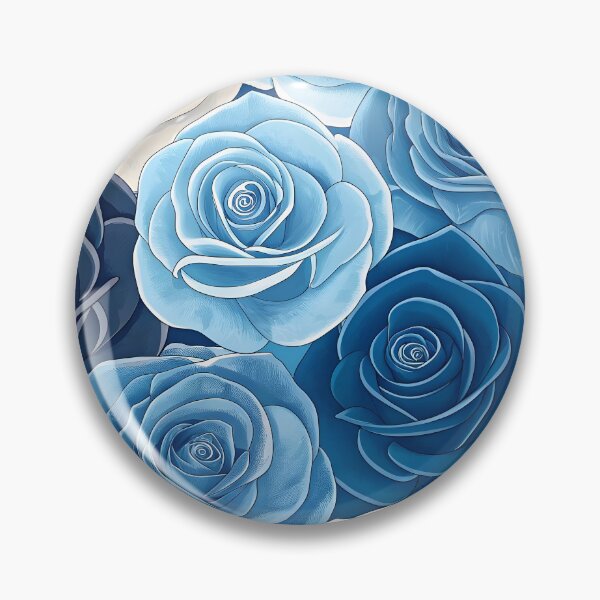 Item preview, Blue rose pattern designed and sold by trendspatterns.