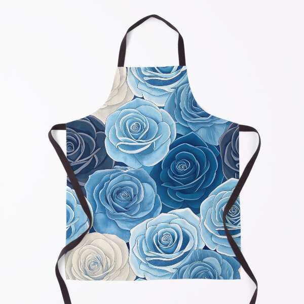 Item preview, Blue rose pattern designed and sold by trendspatterns.