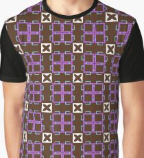 shapes pattern square seamless colorful repeat Graphic T-Shirt