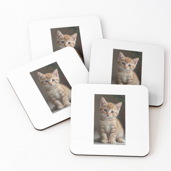 Item preview, A little cute cat is sitting. designed and sold by Hogh55.